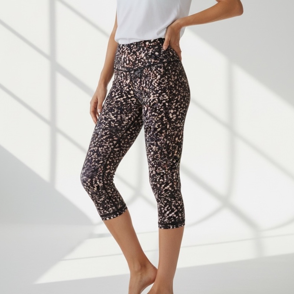 Lululemon Wunder Train HR Crop 21” Motion Flux Multi